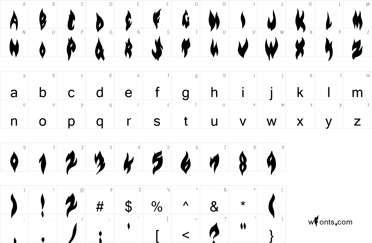 Download Free Font Flame on!